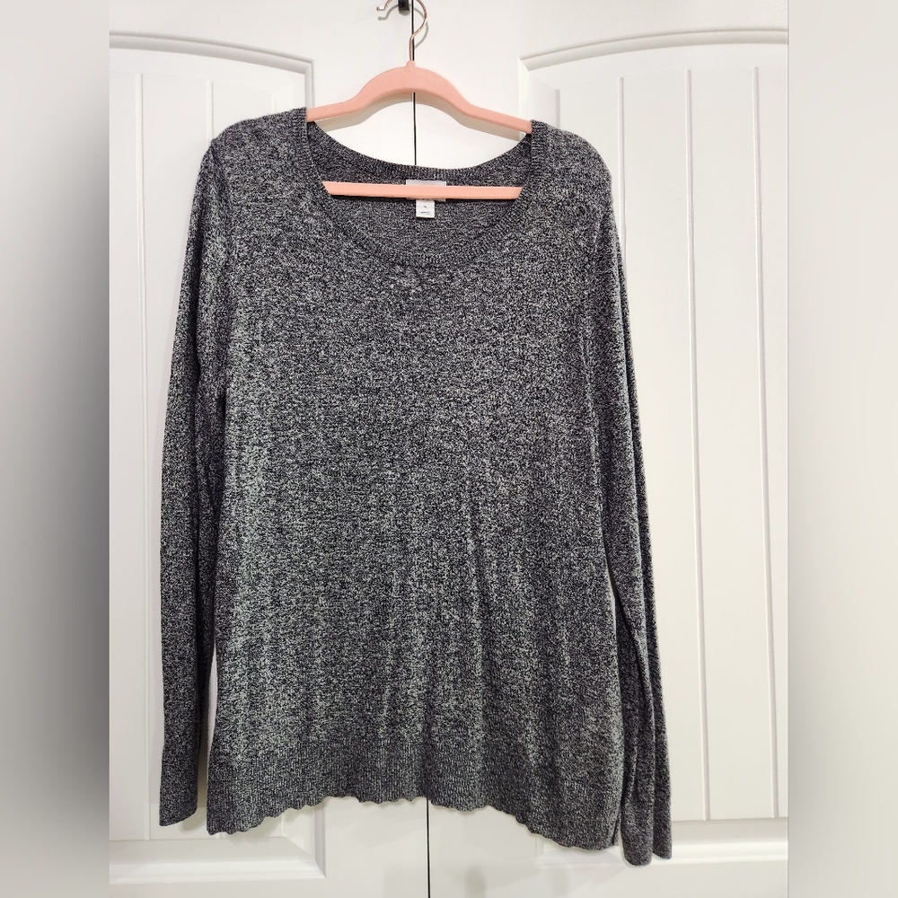 Crew long sleeve grey sweater